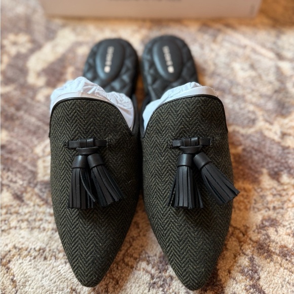 Birdies The Dove Herringbone Mule - Picture 2 of 5